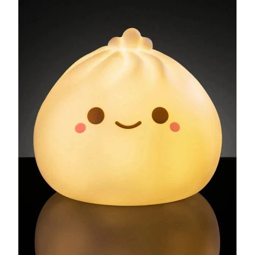 Mahli Dumpling LED Lamp Battery Powered Ambient Light Fun Functional Cute Decor‎